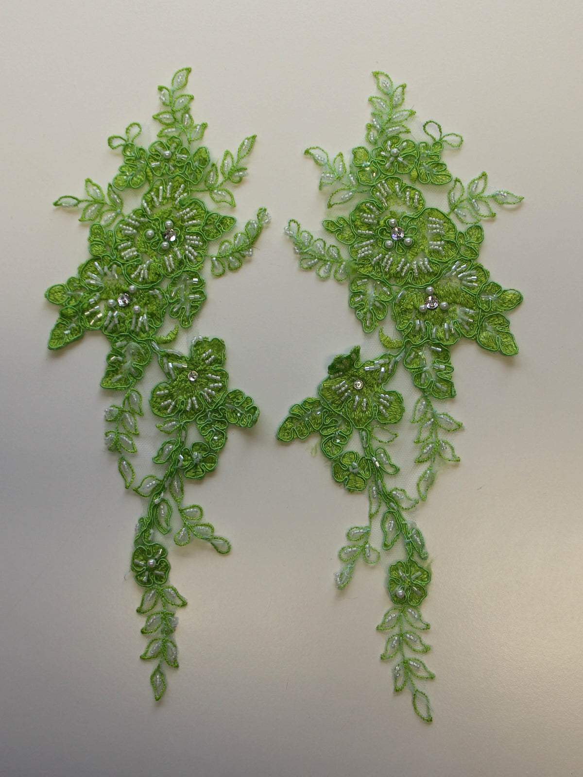 Appliques en dentelle citron vert – Poppy.