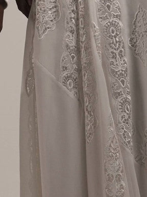 Dentelle Brodée Ivoire - Ursula