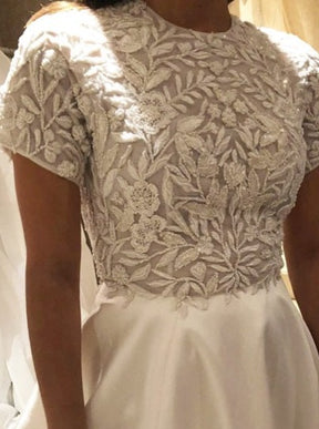 Dentelle Perlée Ivoire - Marisol
