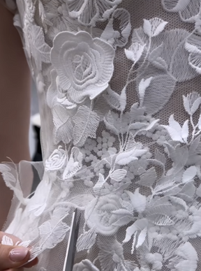 Dentelle 3D Ivoire - Meghan