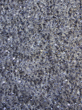 Dentelle perlée bleu marine - Britte