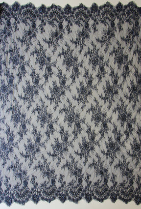 Dentelle perlée bleu marine - O'Hara