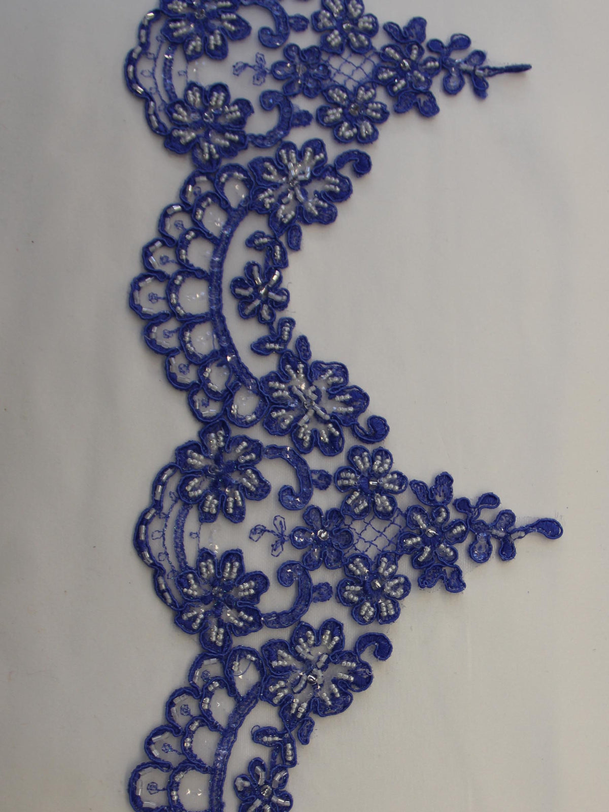 Bordure en dentelle bleu ocean - Alexandra.