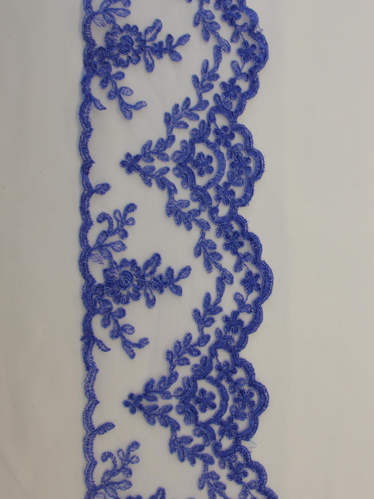 Bordure en dentelle bleu ocean - Kansas.