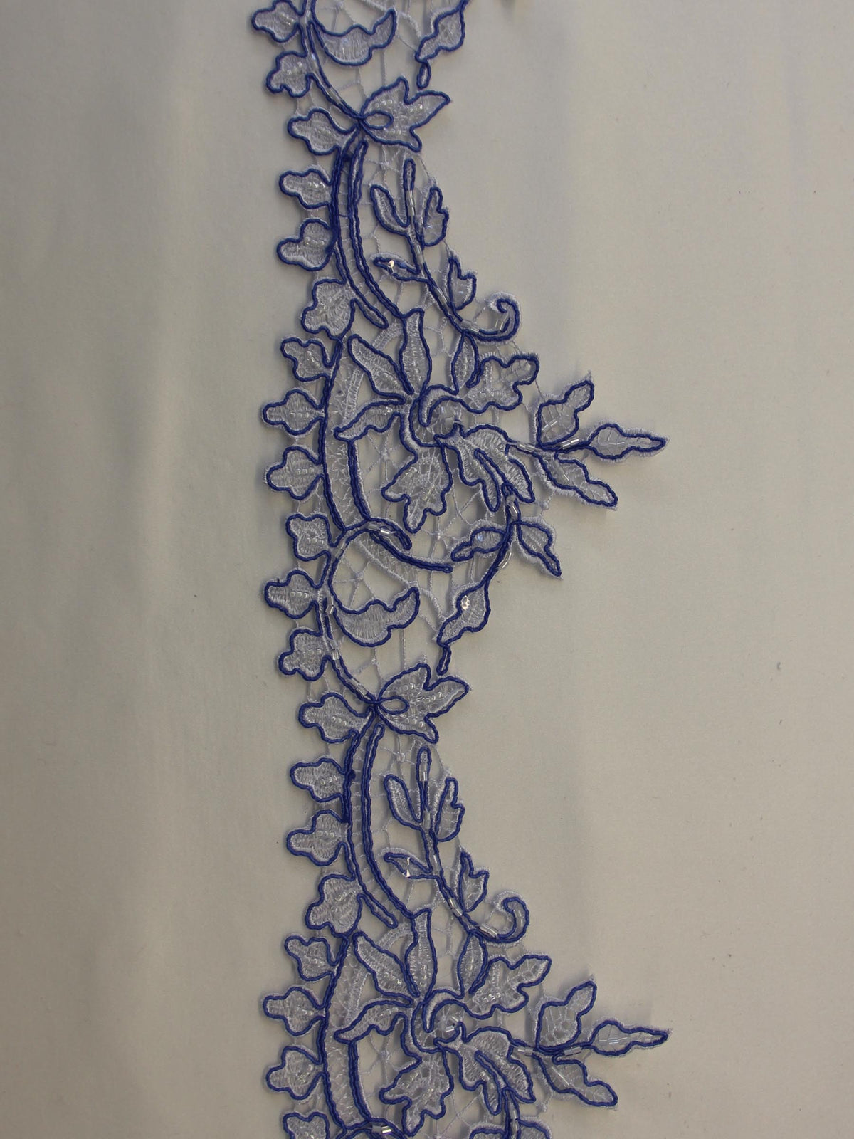 Bordure en dentelle bleu ocean - Martina.