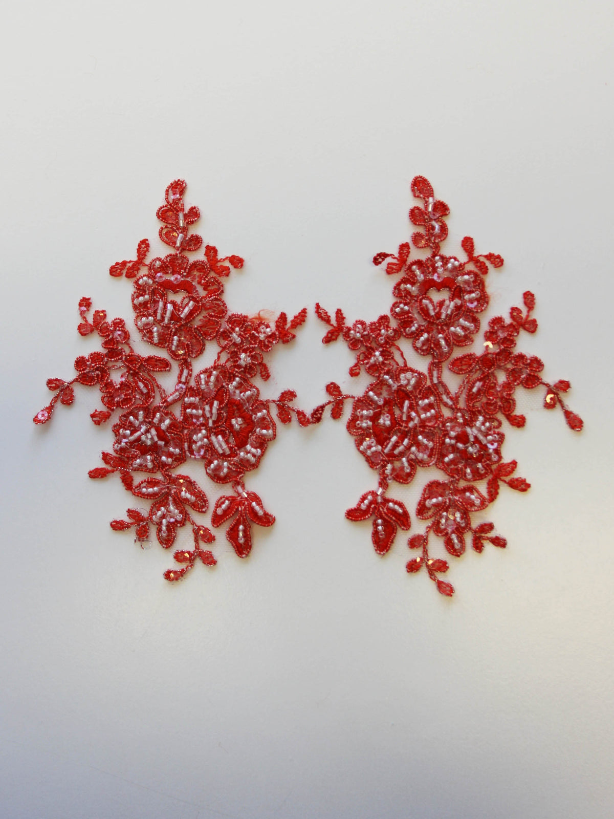 Appliques en dentelle orange – Sophia.