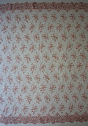 Dentelle Brodée Pêche - Kirsty