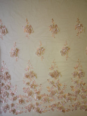 Dentelle 3D Rose - Rebecca