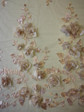 Dentelle 3D Rose - Rebecca