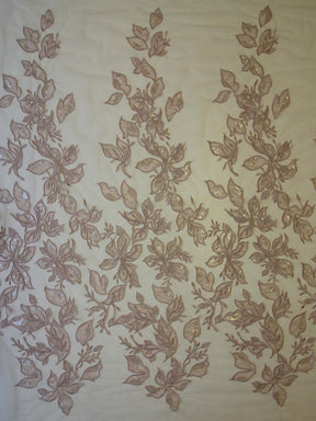 Dentelle Brodée Rose - Galliano