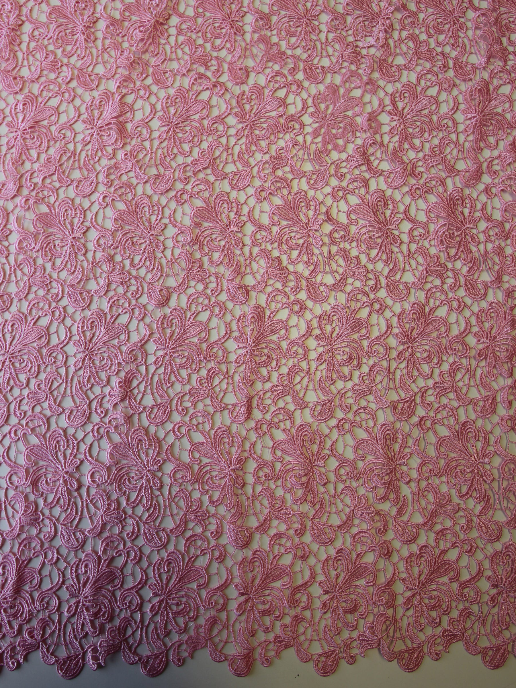 Dentelle Guipure Rose - Reese