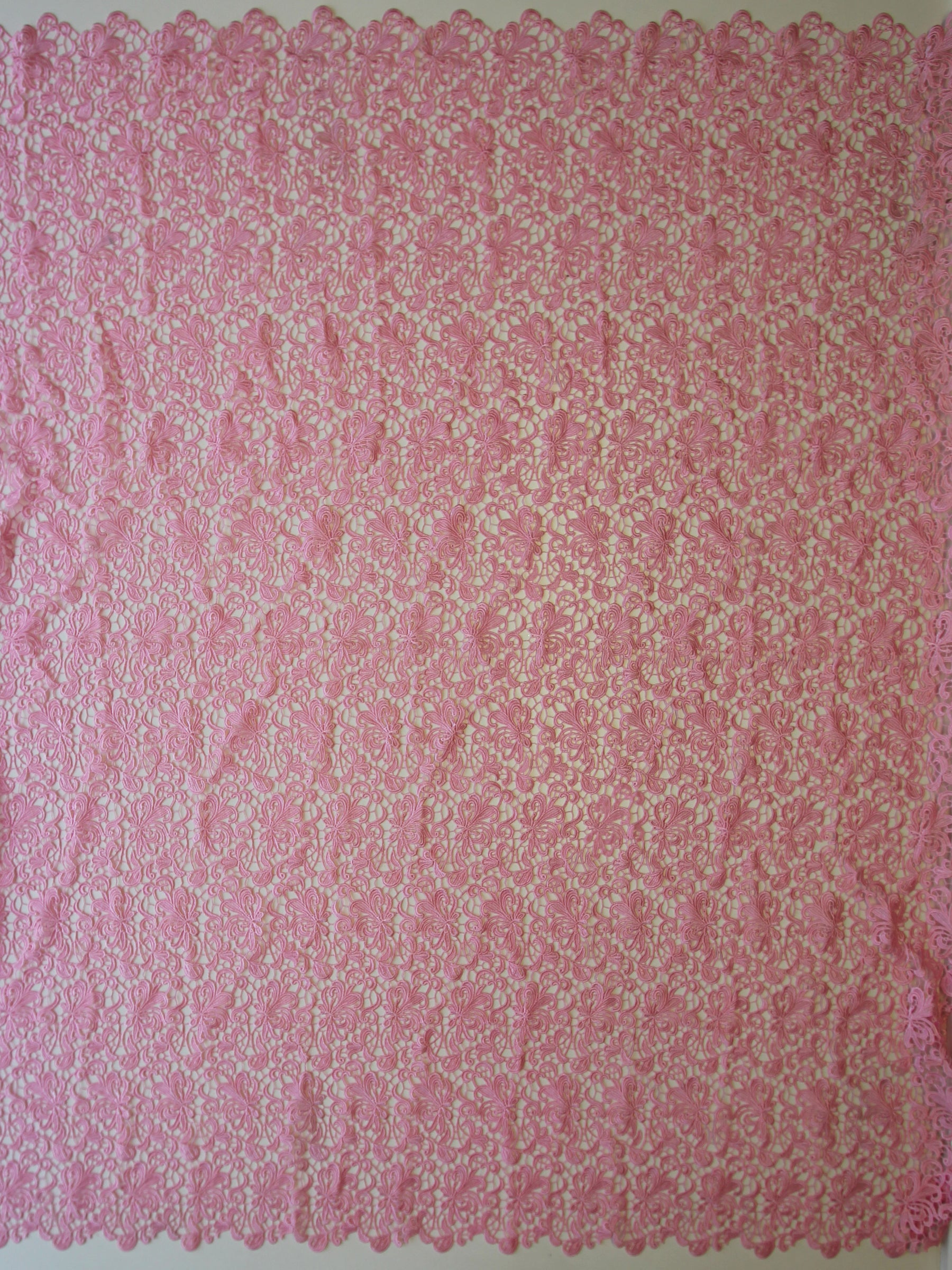 Dentelle Guipure Rose - Reese