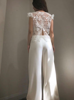 Dentelle Brodée Ivoire - Presley