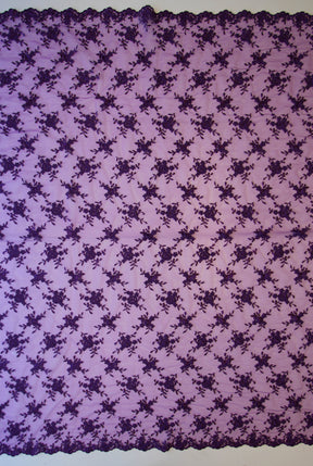 Dentelle Cordonnée Violet - Géraldine