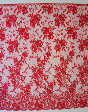 Dentelle Chantilly Écarlate - Kate