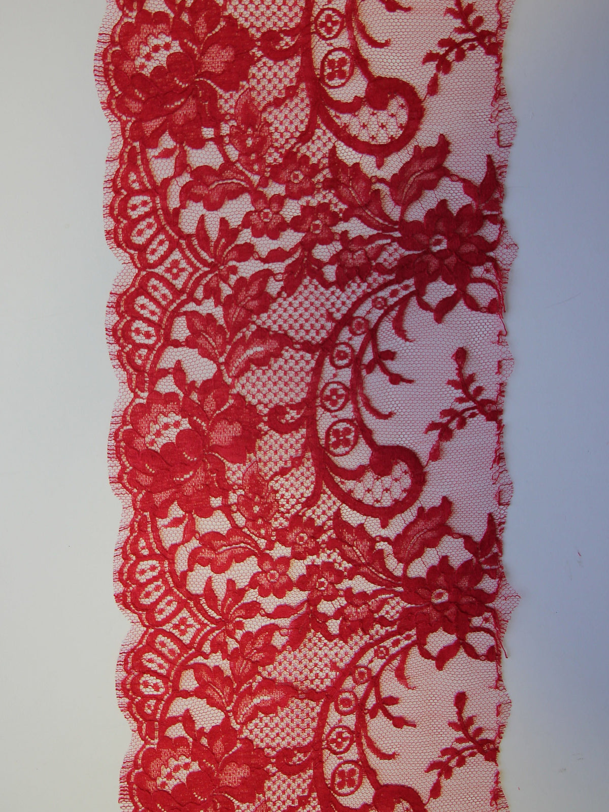 Bordure en Dentelle en Rouge Vif - Kate