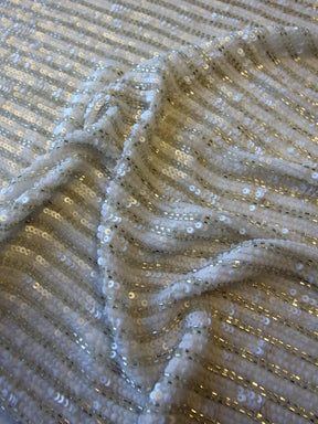 Dentelle ivoire à sequins - Lilyana
