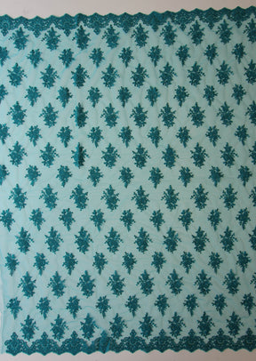 Dentelle torsadée bleu sarcelle - Janis