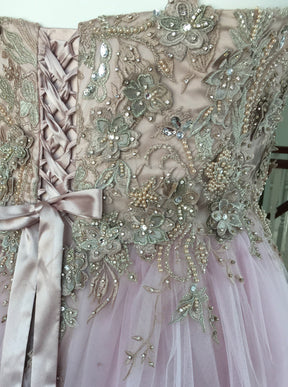 Dentelle Perlée Blush - Renata