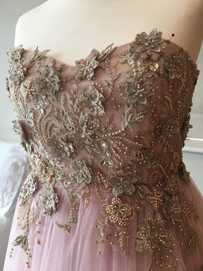 Dentelle Perlée Blush - Renata