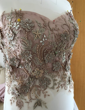 Dentelle Perlée Blush - Renata