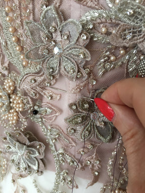 Dentelle Perlée Blush - Renata