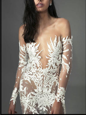 Dentelle Brodée Ivoire - Heike