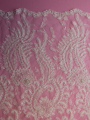 Dentelle Fleur Perlée Ivoire - Joy