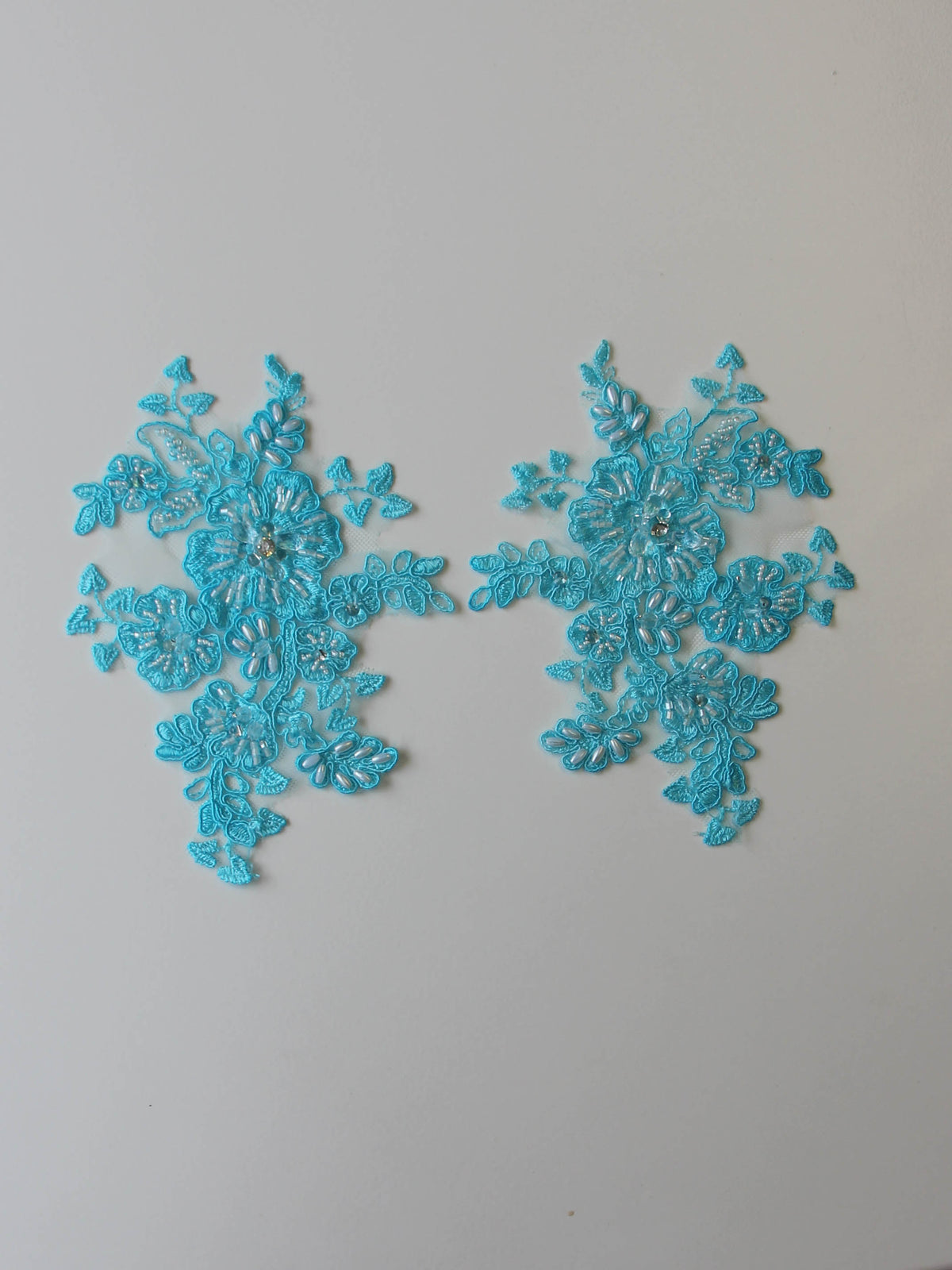 Appliques en dentelle turquoise – Chelsea.