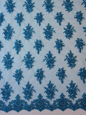 Dentelle filée Aqua - Janis