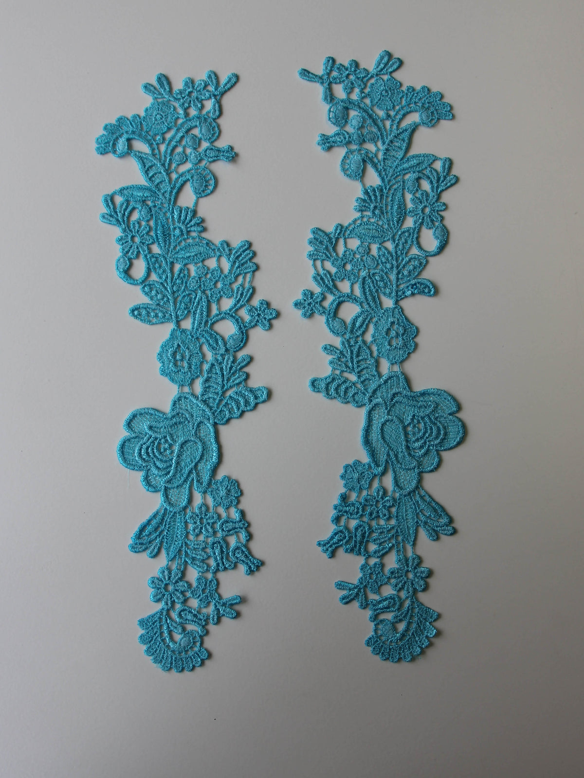 Appliques en dentelle turquoise - Nova.