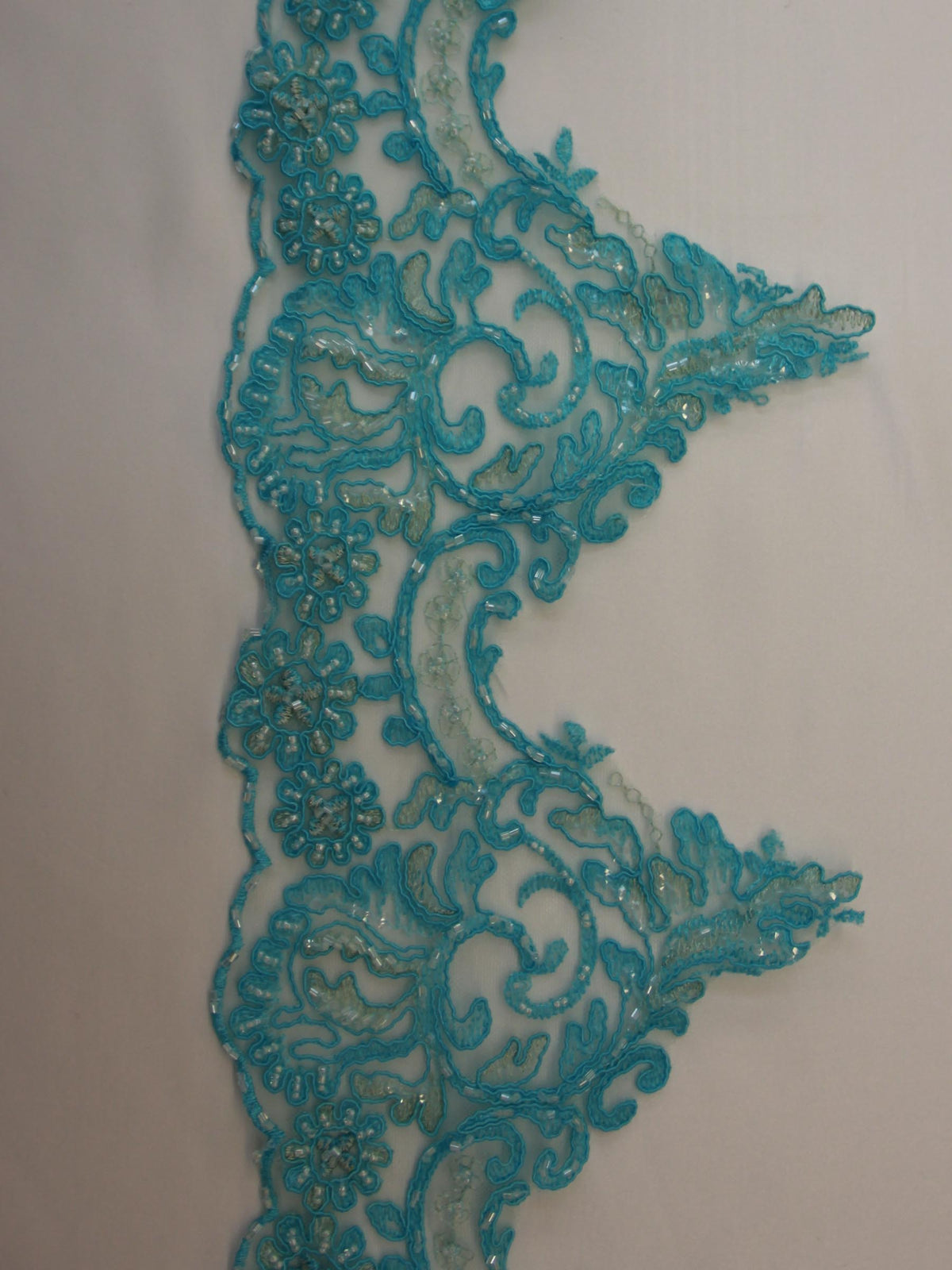 Bordure de dentelle bleue Paradise - Jessica