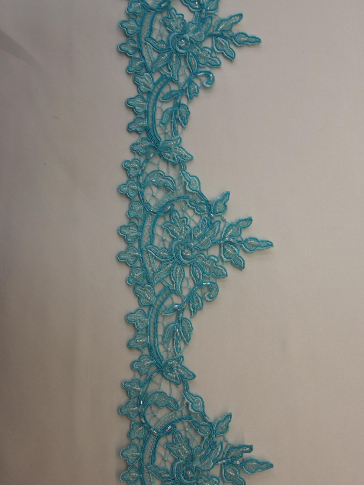 Bordure en dentelle turquoise - Martina.