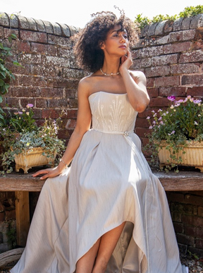 Tulle bordé de dentelle ivoire - Nord