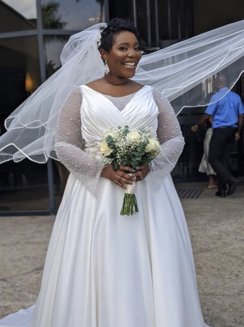 Tulle Ivoire Embelli - Pascale