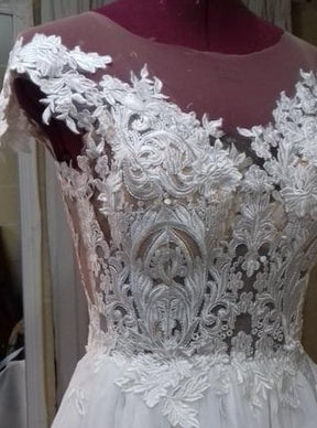 Dentelle Brodée Ivoire - Cassia