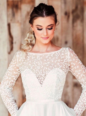 Dentelle Brodée Ivoire - Gabby