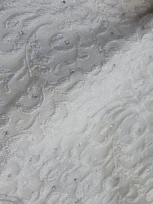 Tissu brocart en polyester et viscose - Imagine