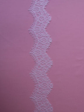 Bordure en dentelle blanche chantilly - Tamsin