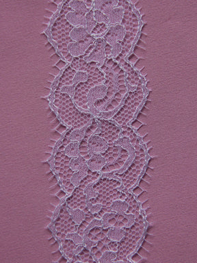 Bordure en dentelle blanche chantilly - Imogen